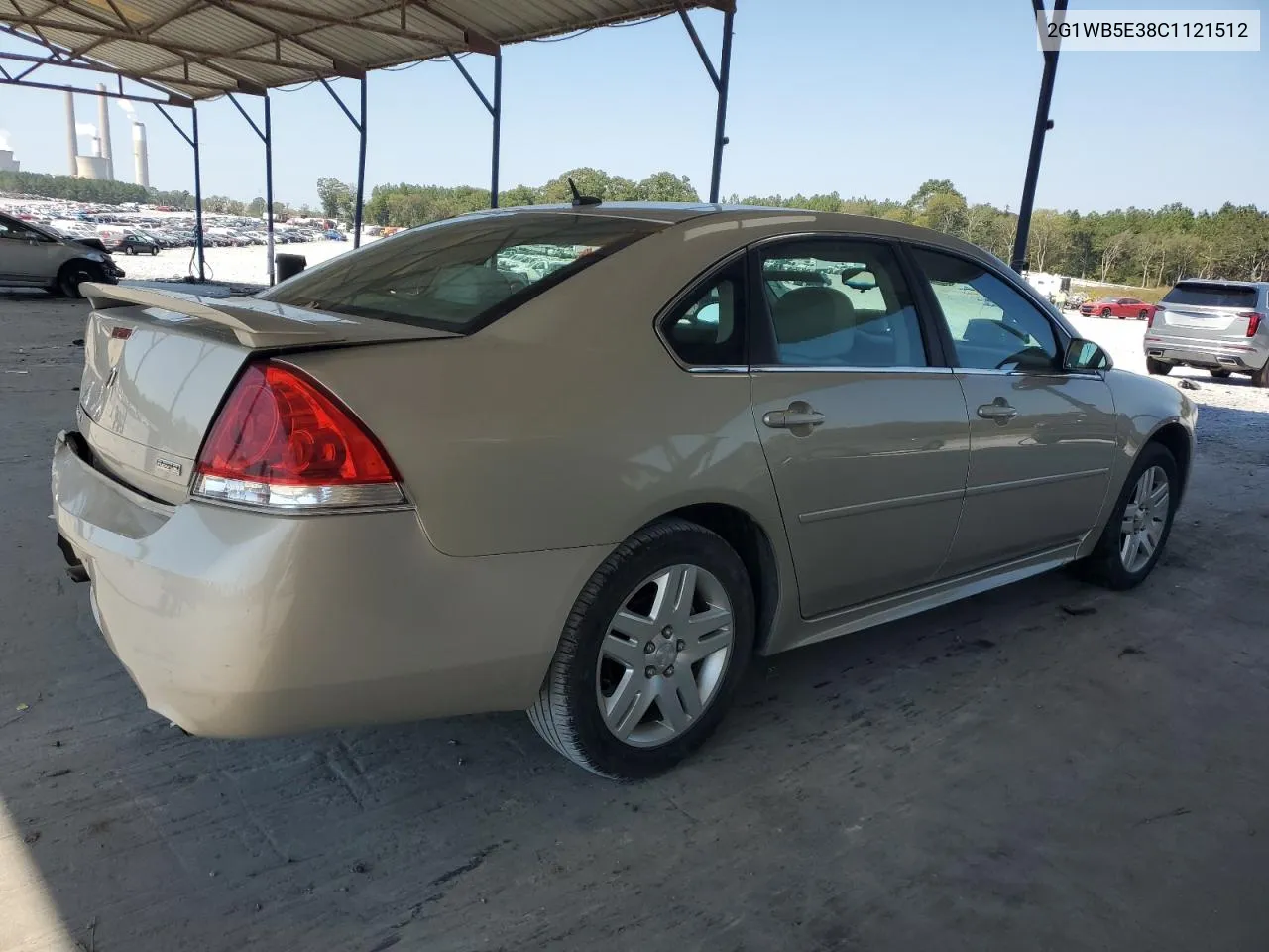 2012 Chevrolet Impala Lt VIN: 2G1WB5E38C1121512 Lot: 74896484