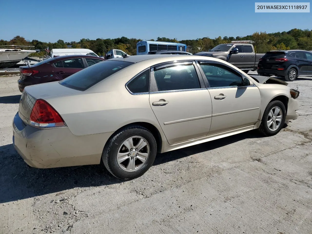 2012 Chevrolet Impala Ls VIN: 2G1WA5E3XC1118937 Lot: 75326864