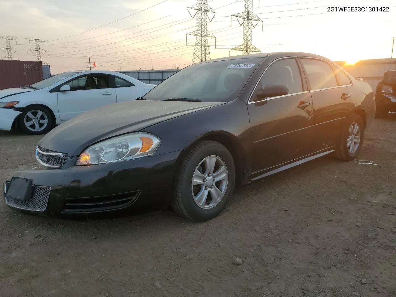 2012 Chevrolet Impala Ls VIN: 2G1WF5E33C1301422 Lot: 75423014