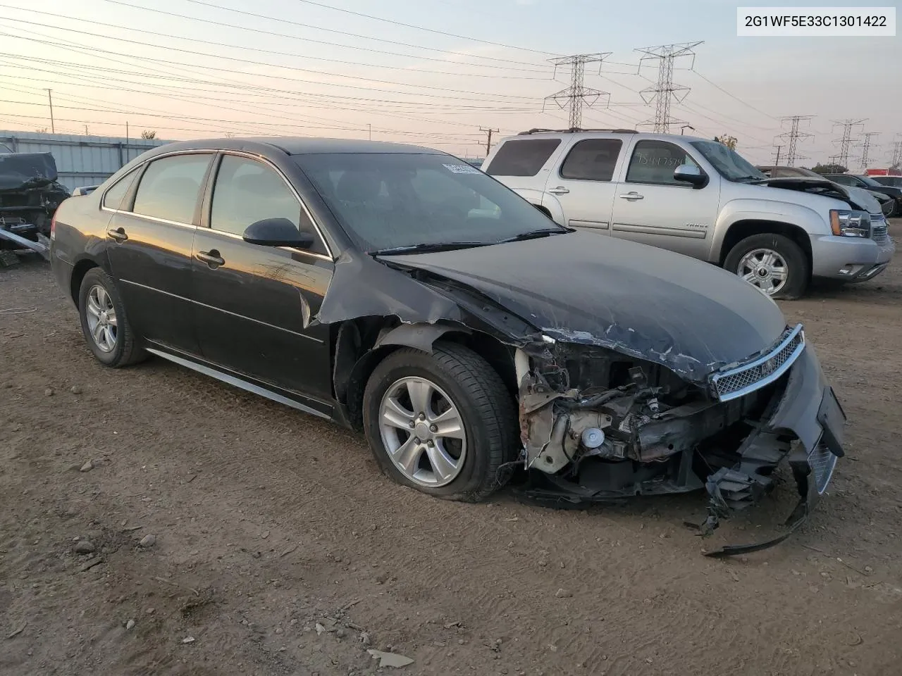 2012 Chevrolet Impala Ls VIN: 2G1WF5E33C1301422 Lot: 75423014