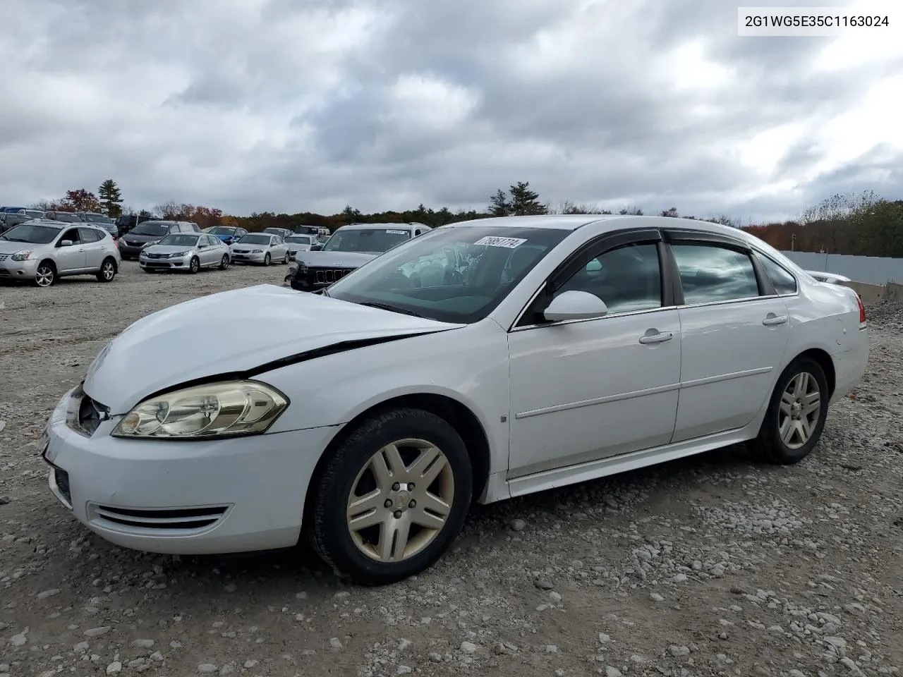 2012 Chevrolet Impala Lt VIN: 2G1WG5E35C1163024 Lot: 75851774