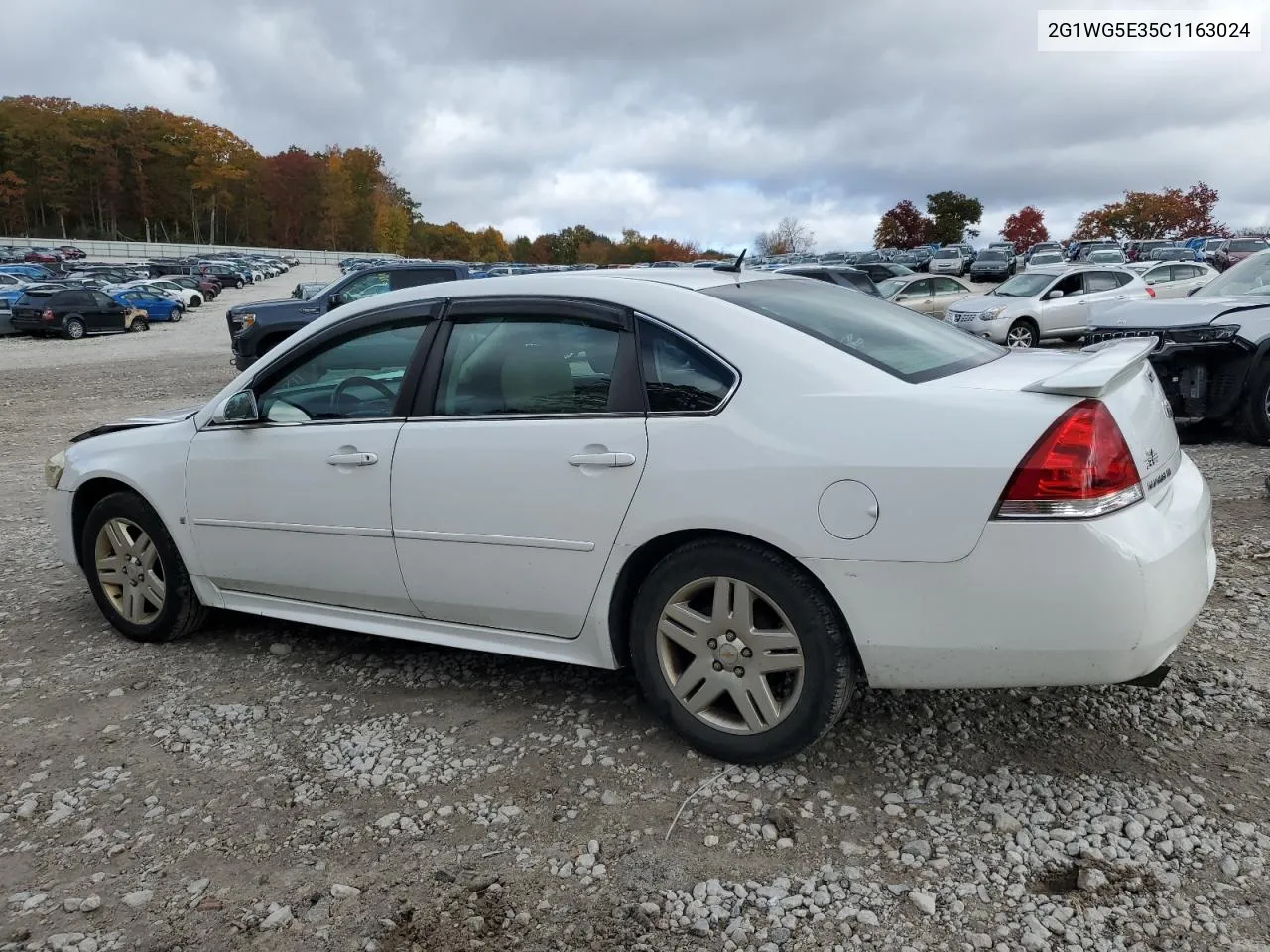 2012 Chevrolet Impala Lt VIN: 2G1WG5E35C1163024 Lot: 75851774