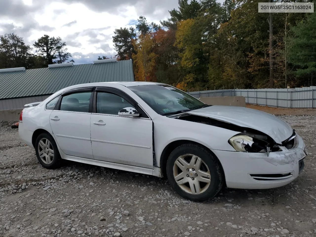 2012 Chevrolet Impala Lt VIN: 2G1WG5E35C1163024 Lot: 75851774