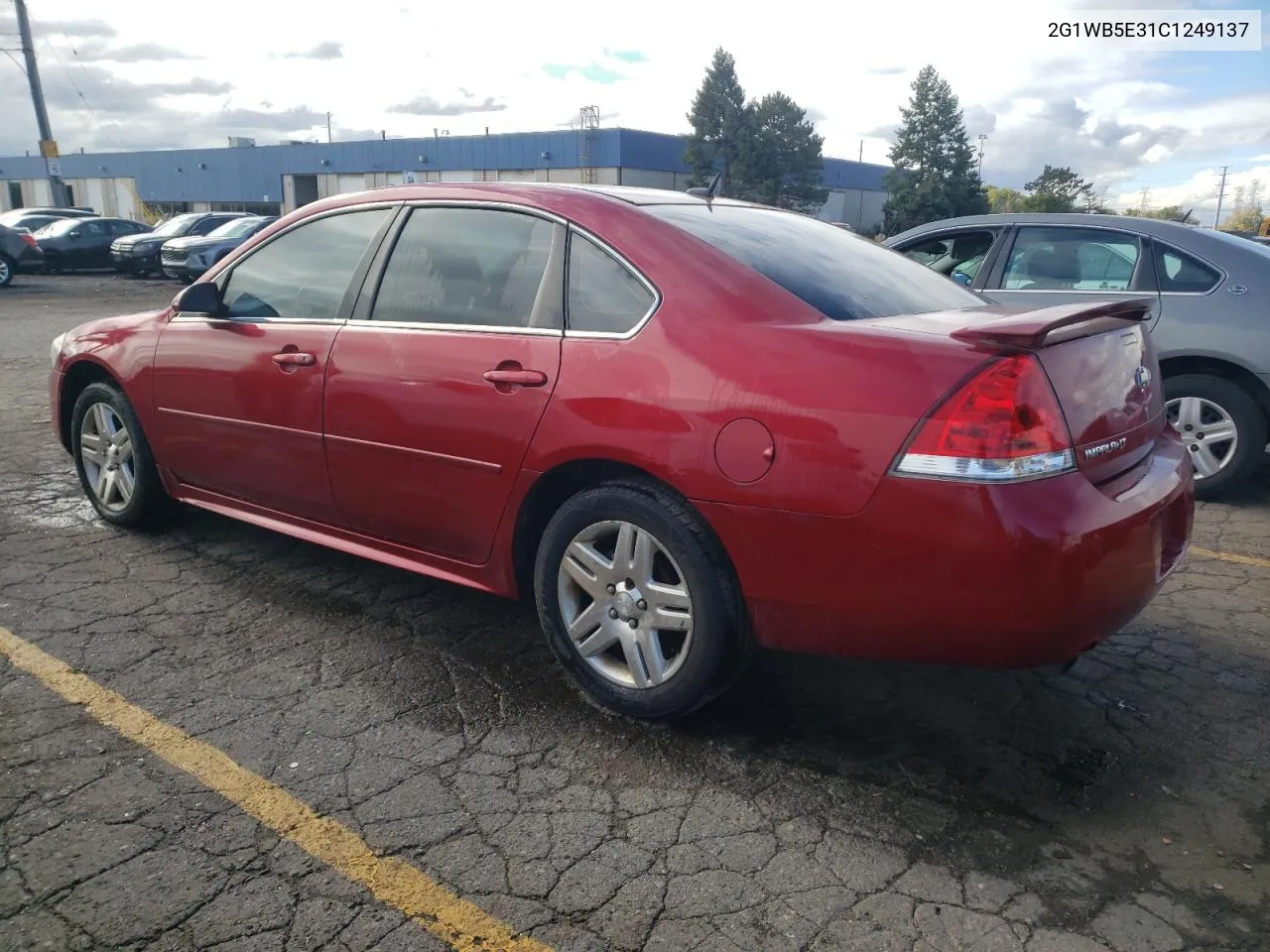 2012 Chevrolet Impala Lt VIN: 2G1WB5E31C1249137 Lot: 75885624