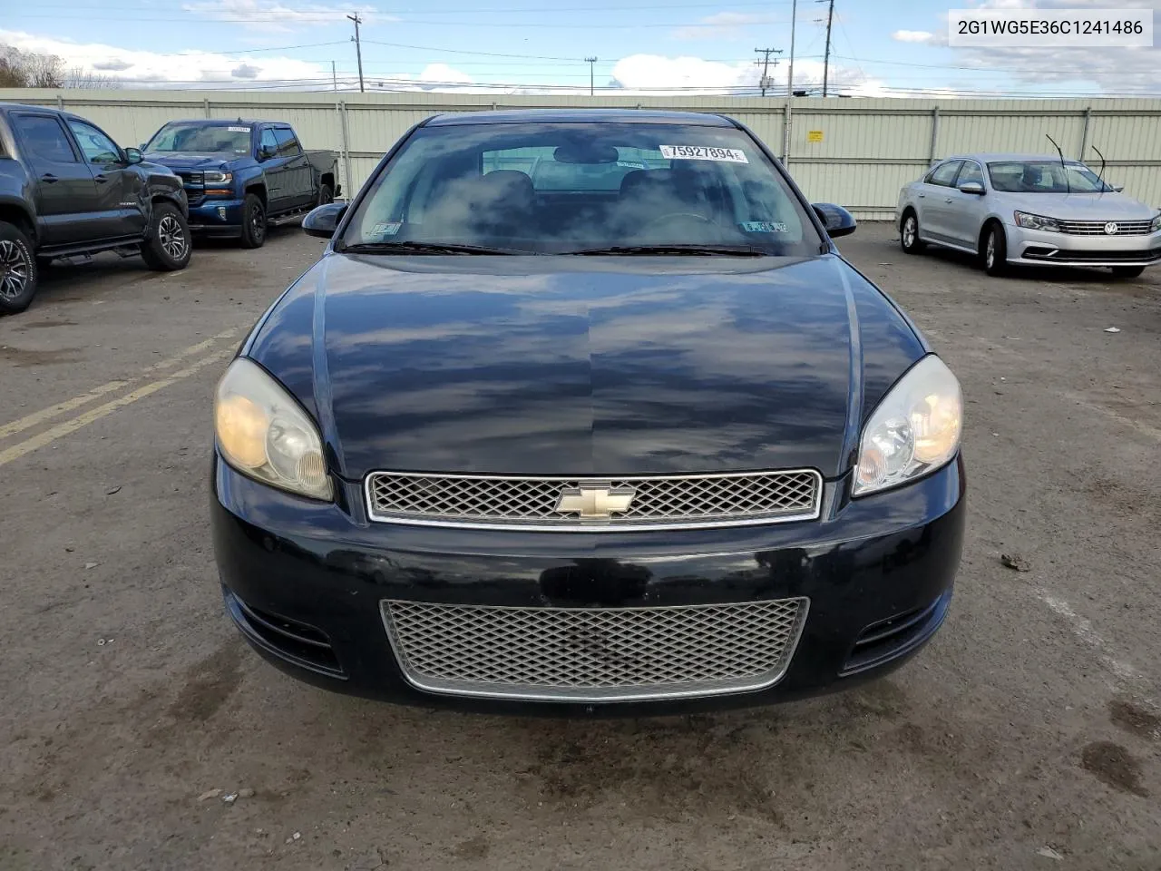 2012 Chevrolet Impala Lt VIN: 2G1WG5E36C1241486 Lot: 75927894