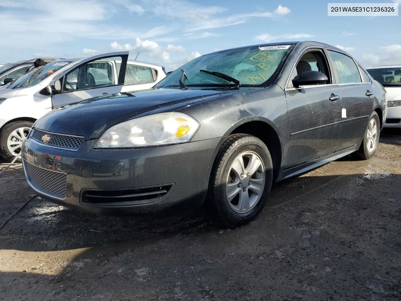 2012 Chevrolet Impala Ls VIN: 2G1WA5E31C1236326 Lot: 75982304