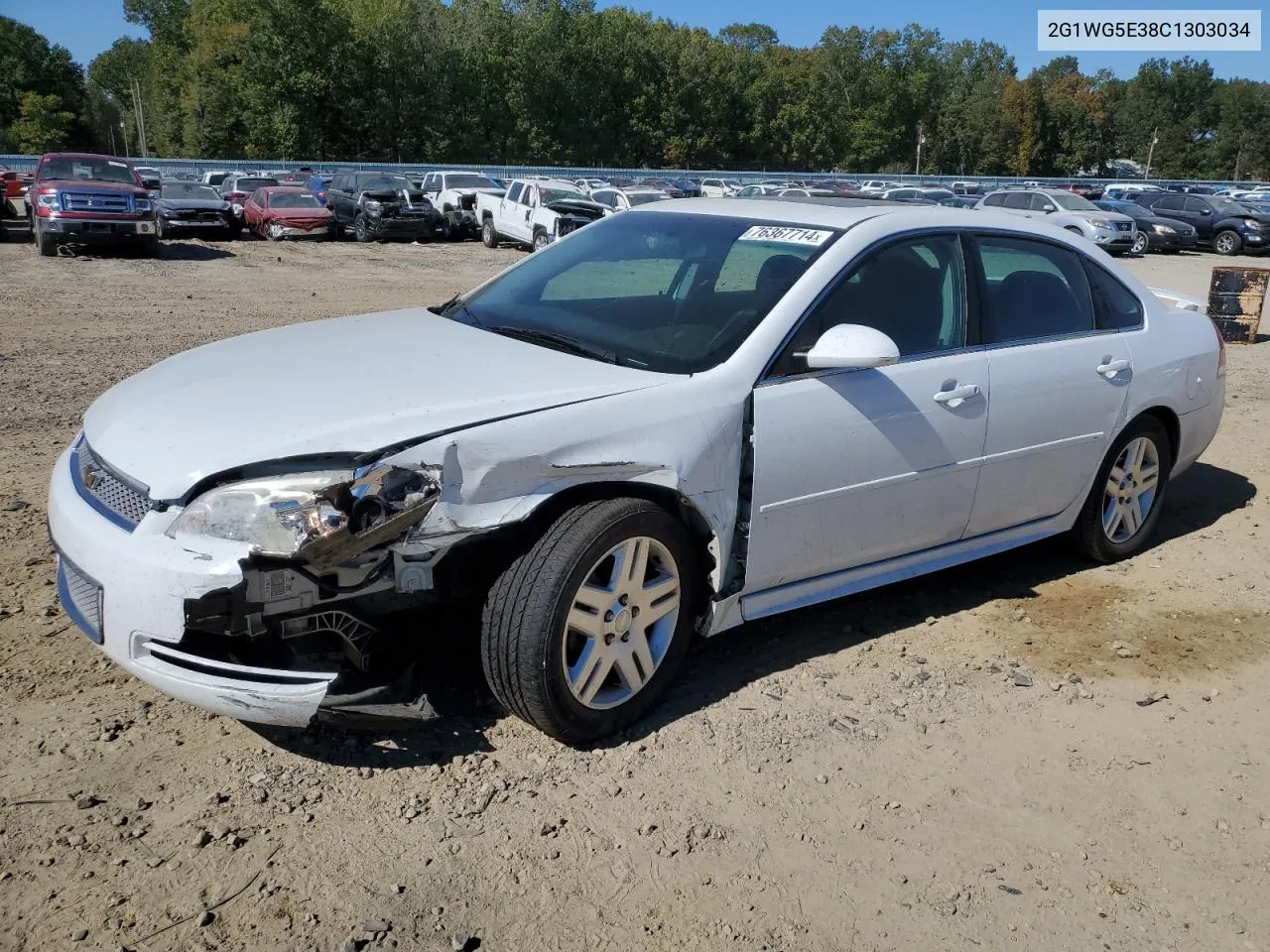 2012 Chevrolet Impala Lt VIN: 2G1WG5E38C1303034 Lot: 76367714