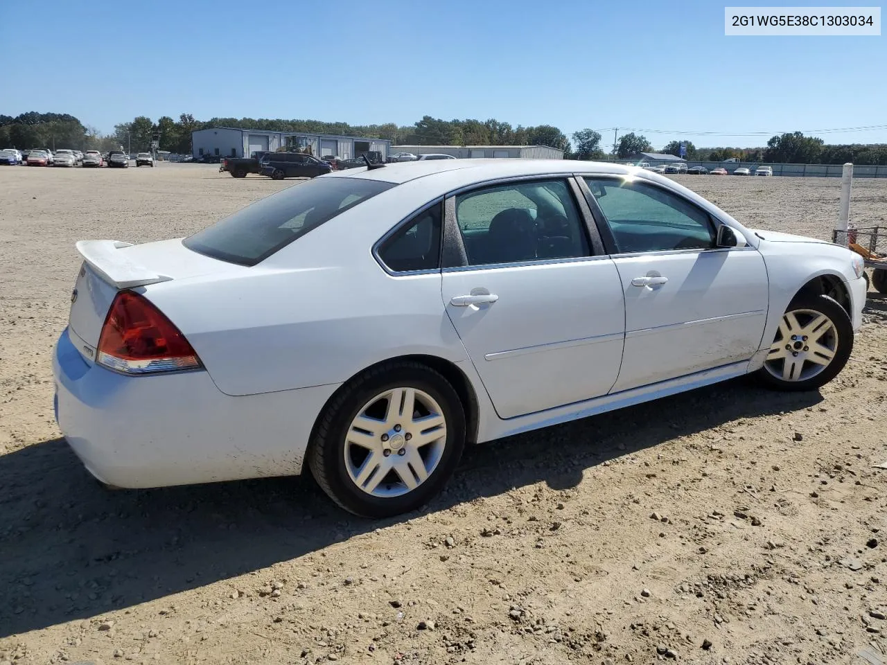 2012 Chevrolet Impala Lt VIN: 2G1WG5E38C1303034 Lot: 76367714