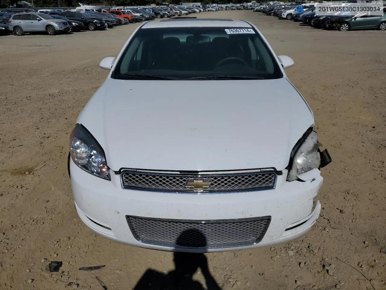 2012 Chevrolet Impala Lt VIN: 2G1WG5E38C1303034 Lot: 76367714