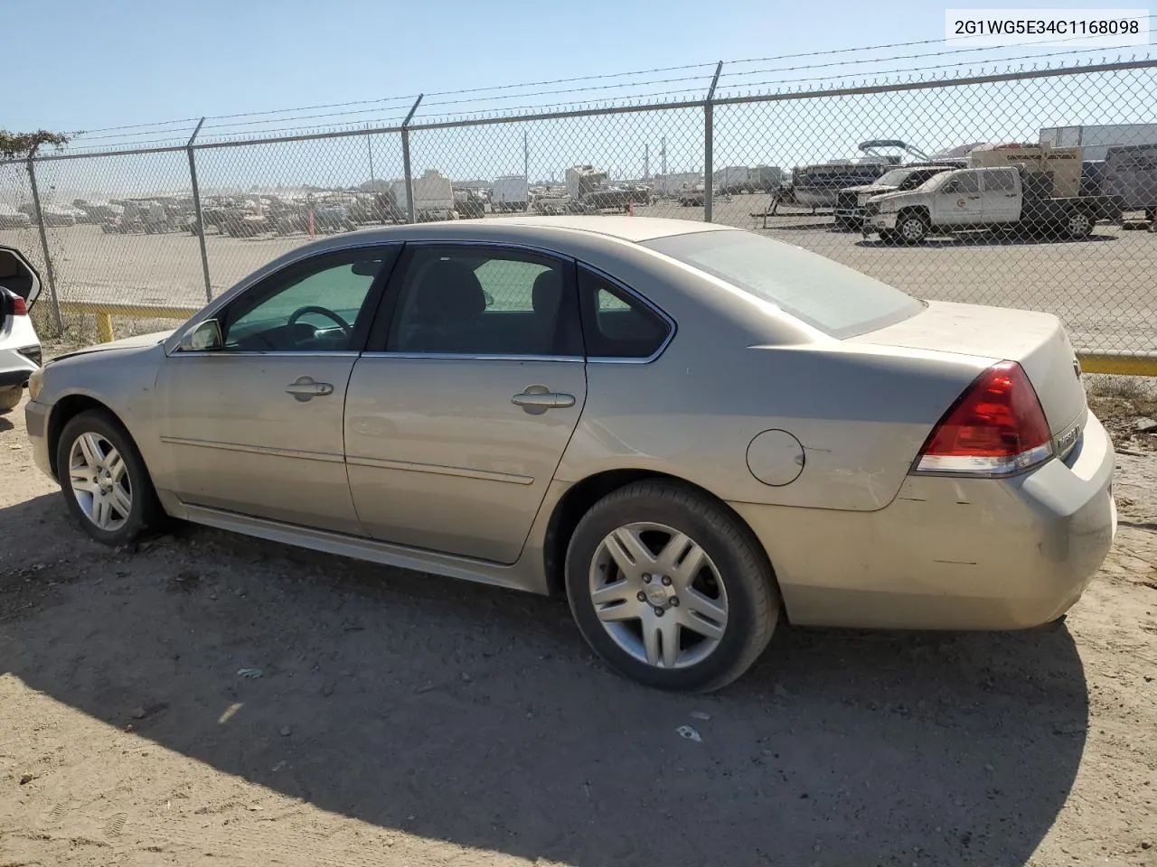 2012 Chevrolet Impala Lt VIN: 2G1WG5E34C1168098 Lot: 77106884