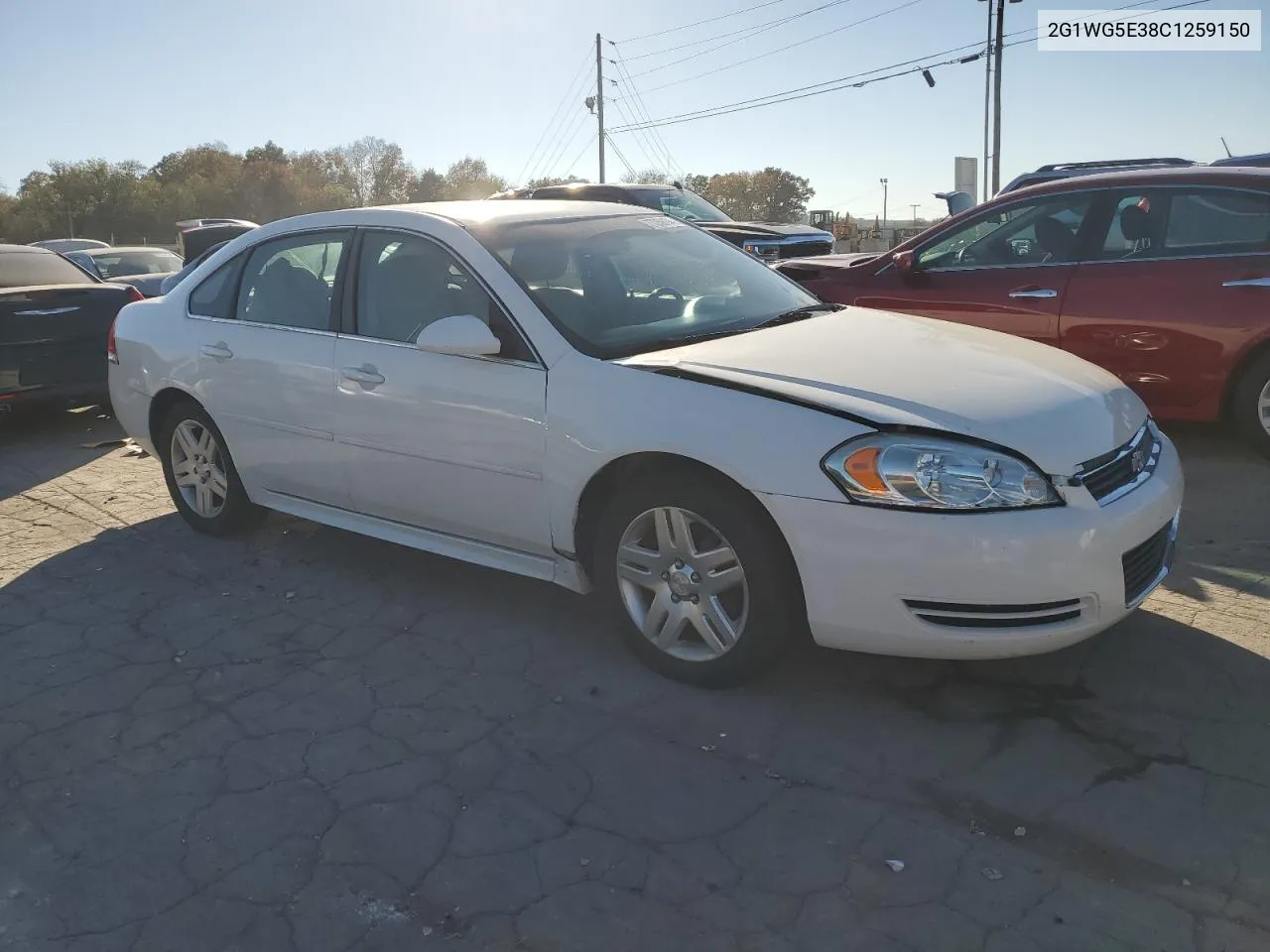 2012 Chevrolet Impala Lt VIN: 2G1WG5E38C1259150 Lot: 77269194