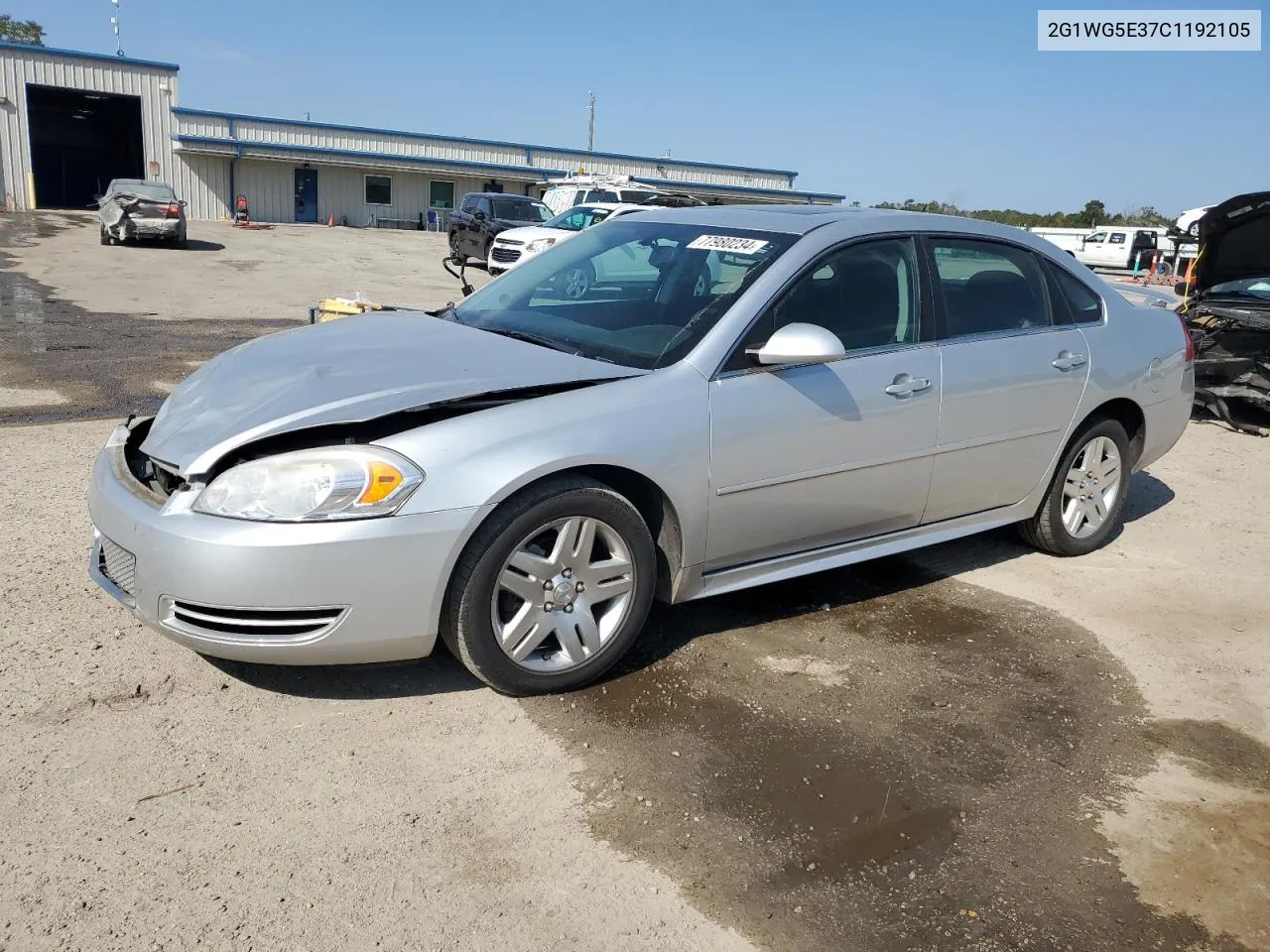 2012 Chevrolet Impala Lt VIN: 2G1WG5E37C1192105 Lot: 77980234