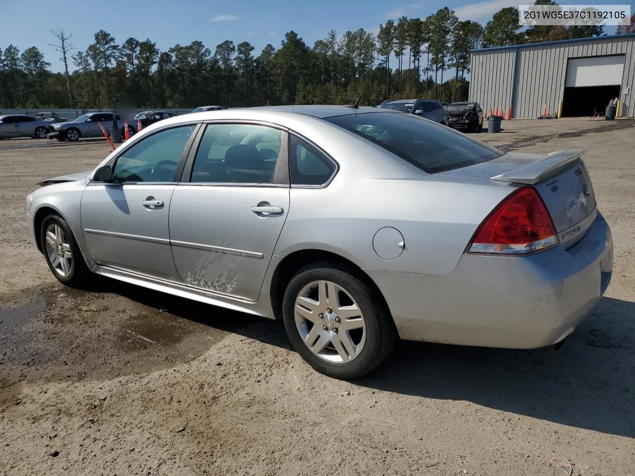 2012 Chevrolet Impala Lt VIN: 2G1WG5E37C1192105 Lot: 77980234