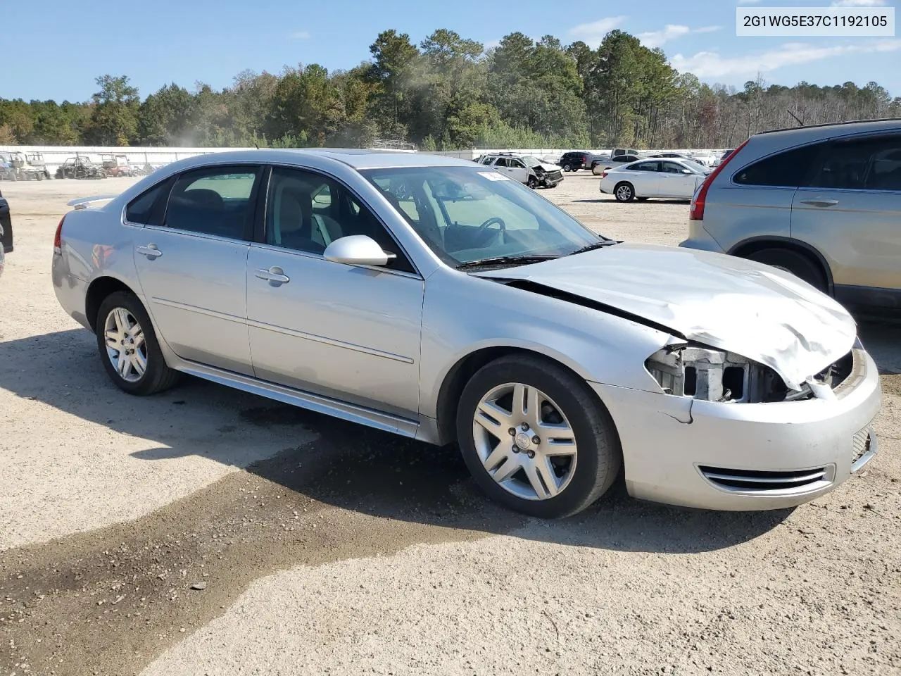 2012 Chevrolet Impala Lt VIN: 2G1WG5E37C1192105 Lot: 77980234