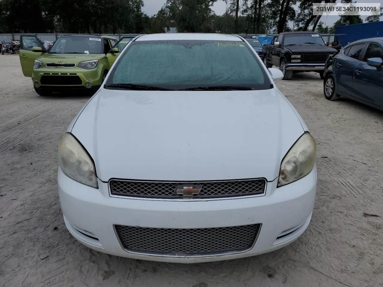 2012 Chevrolet Impala Ls VIN: 2G1WF5E34C1193098 Lot: 78198194