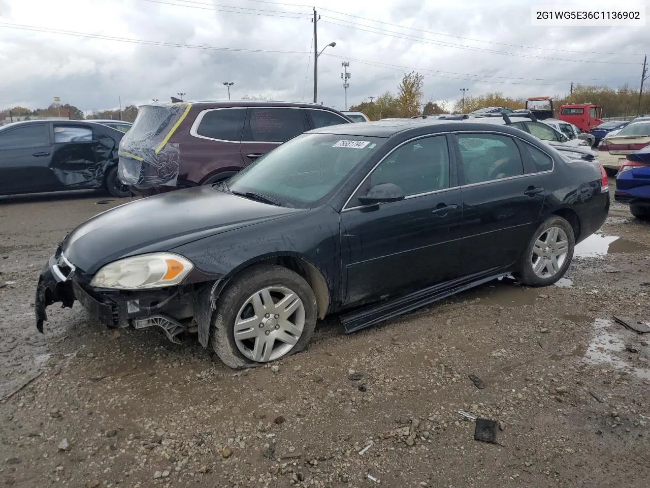 2012 Chevrolet Impala Lt VIN: 2G1WG5E36C1136902 Lot: 78681794