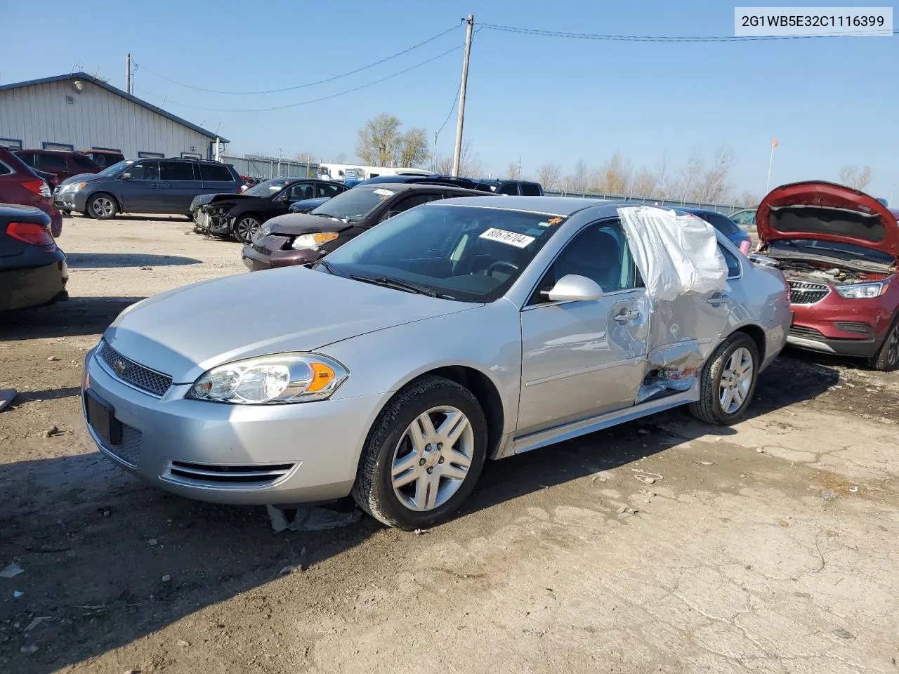 2012 Chevrolet Impala Lt VIN: 2G1WB5E32C1116399 Lot: 80676704