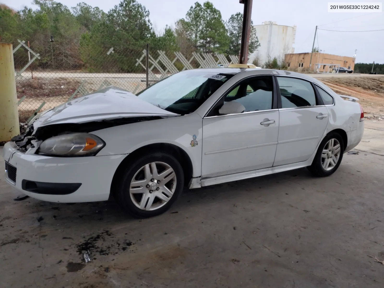 2012 Chevrolet Impala Lt VIN: 2G1WG5E33C1224242 Lot: 81893963