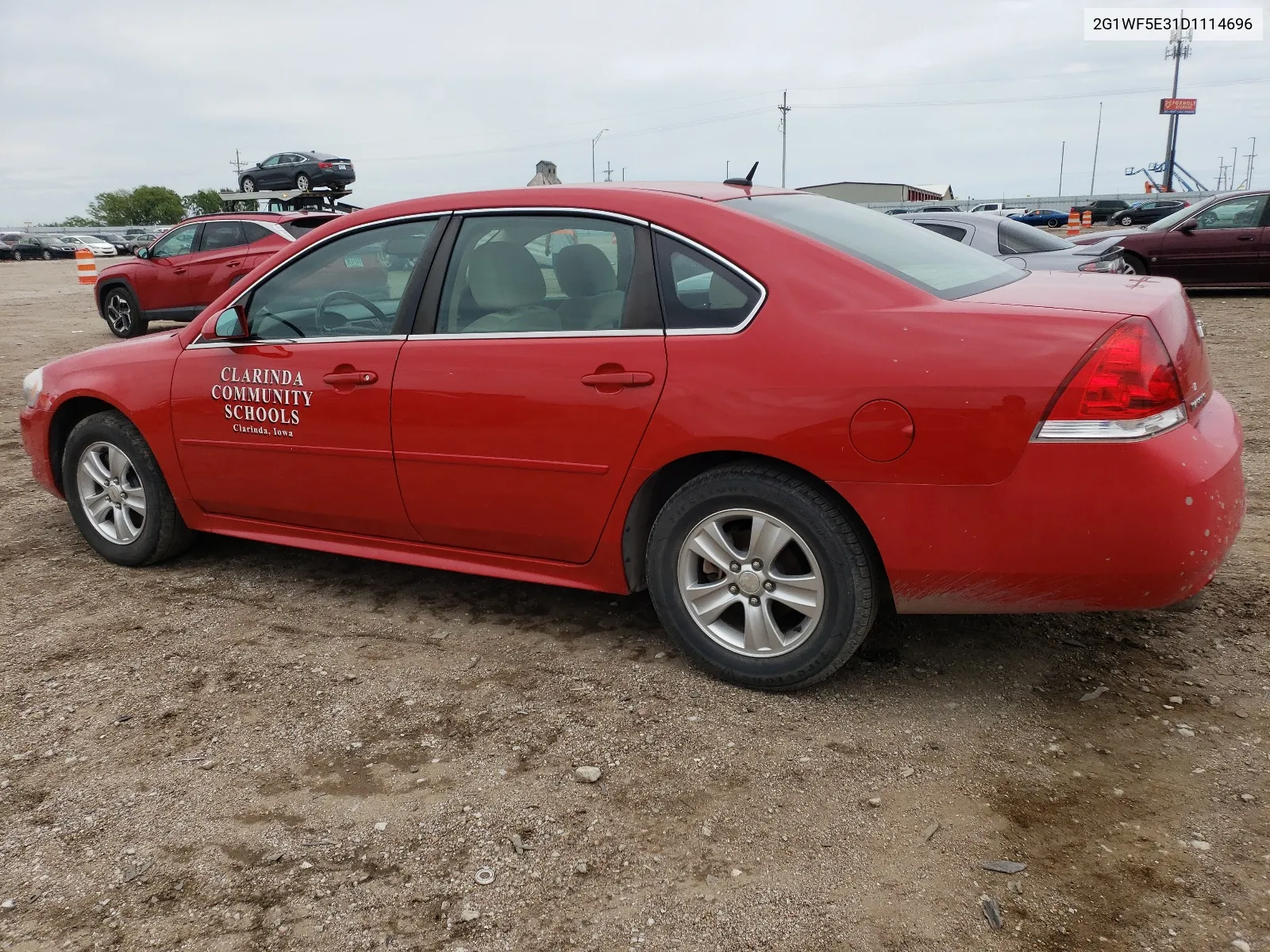 2013 Chevrolet Impala Ls VIN: 2G1WF5E31D1114696 Lot: 59541654