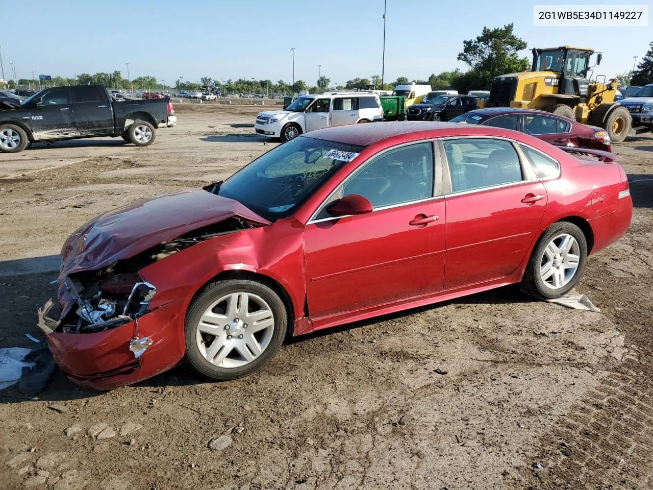 2013 Chevrolet Impala Lt VIN: 2G1WB5E34D1149227 Lot: 66873464