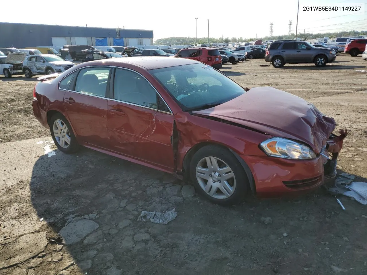 2013 Chevrolet Impala Lt VIN: 2G1WB5E34D1149227 Lot: 66873464