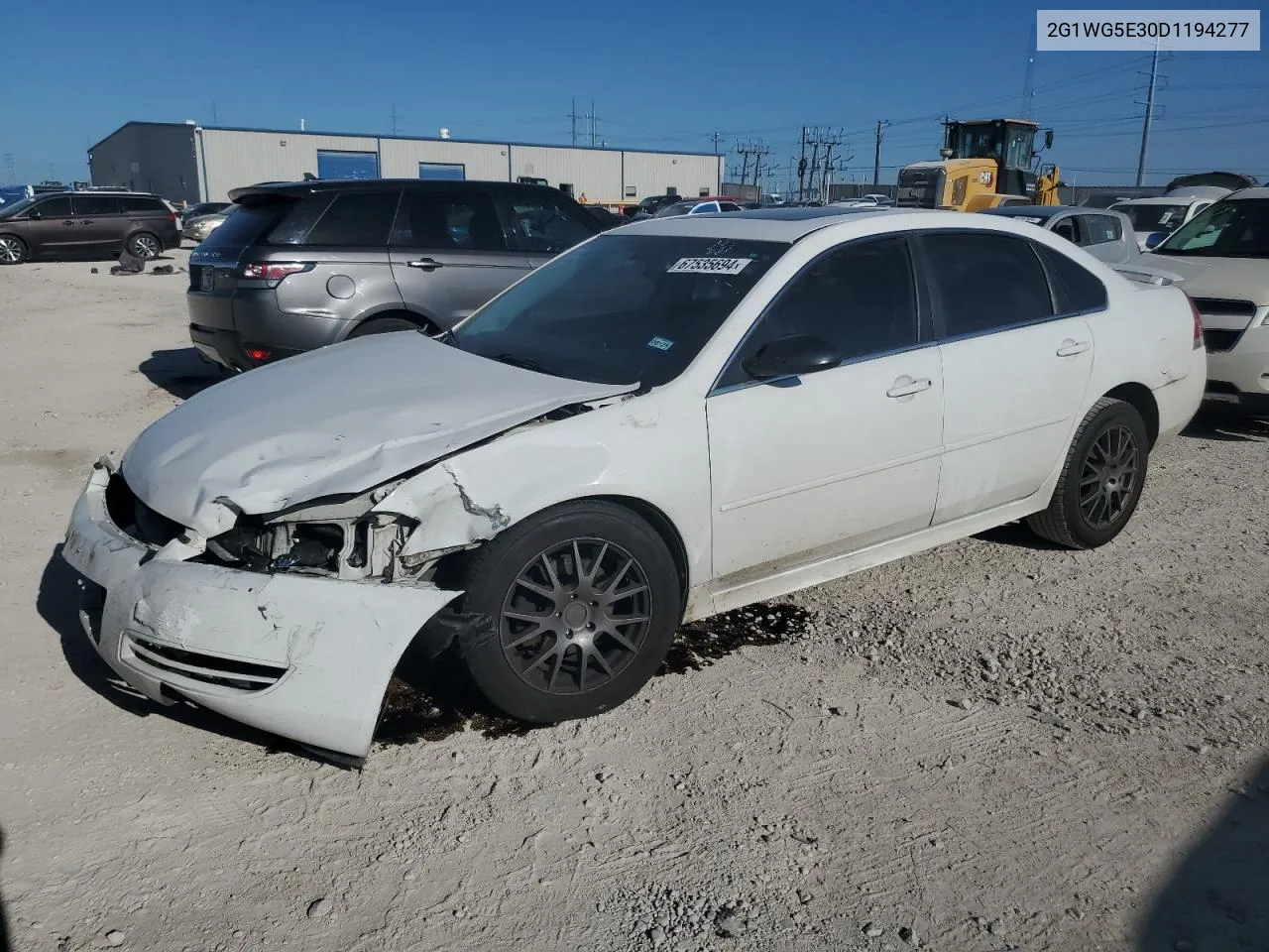 2013 Chevrolet Impala Lt VIN: 2G1WG5E30D1194277 Lot: 67535694