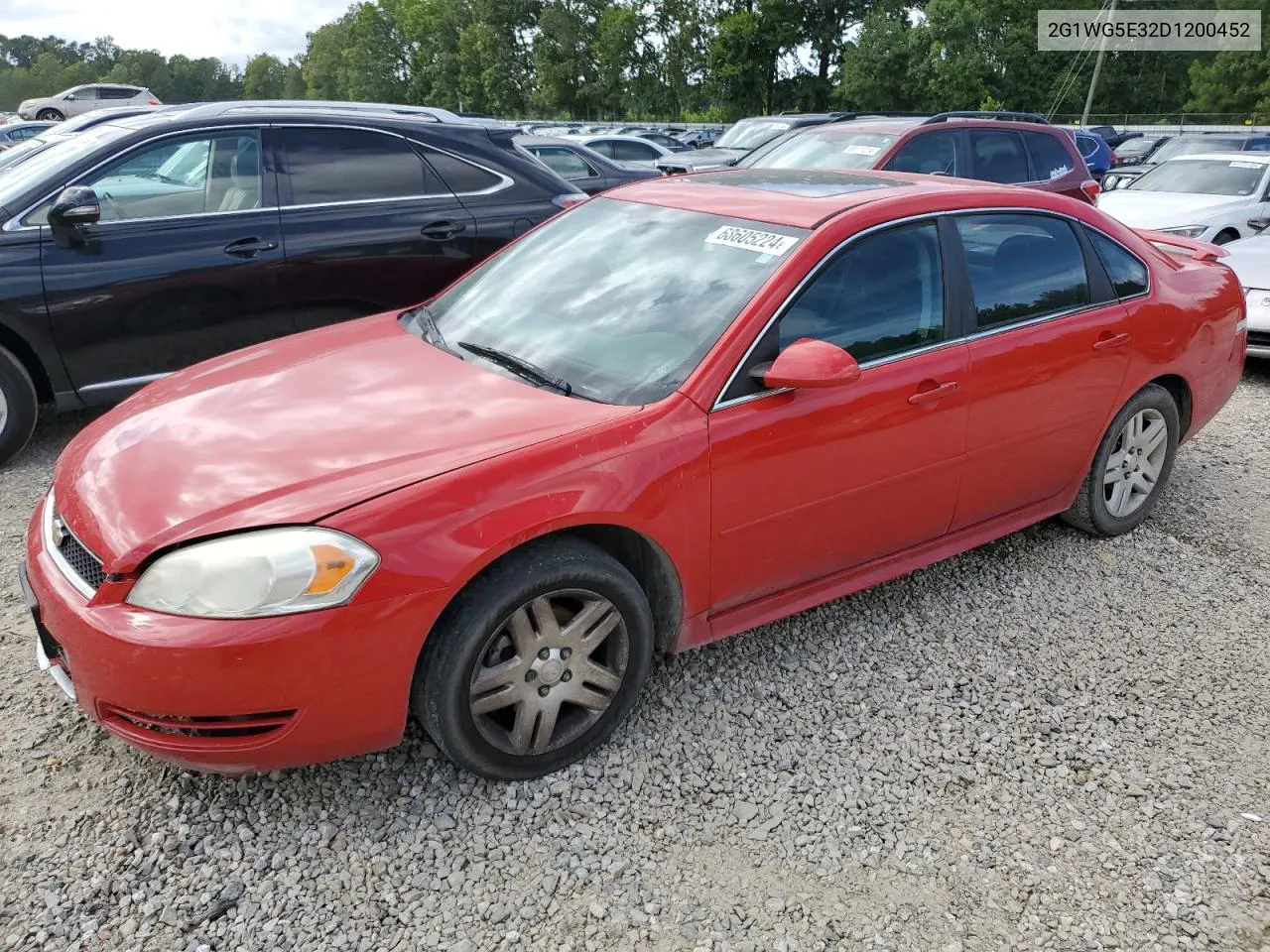 2G1WG5E32D1200452 2013 Chevrolet Impala Lt