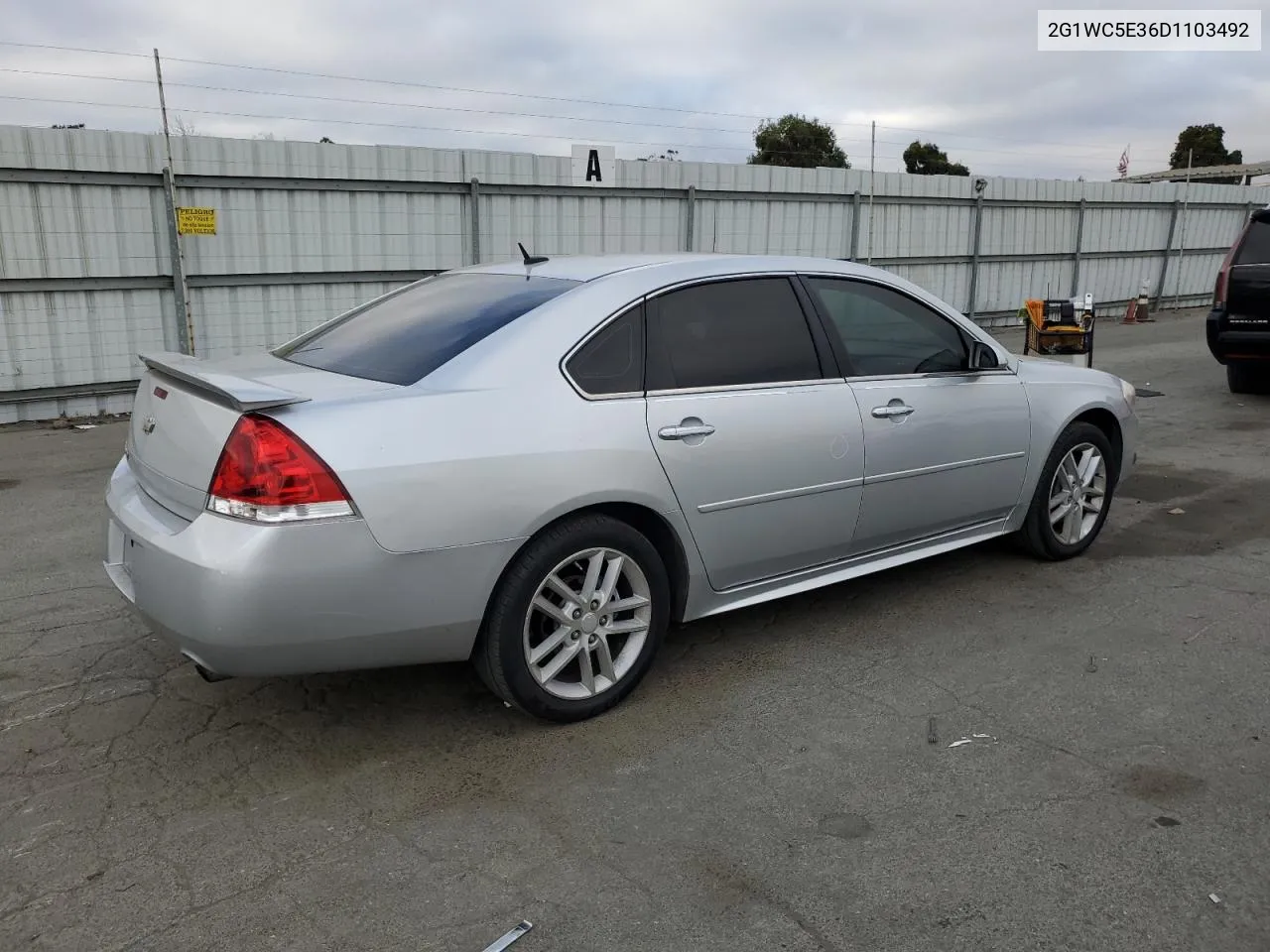 2013 Chevrolet Impala Ltz VIN: 2G1WC5E36D1103492 Lot: 69721104