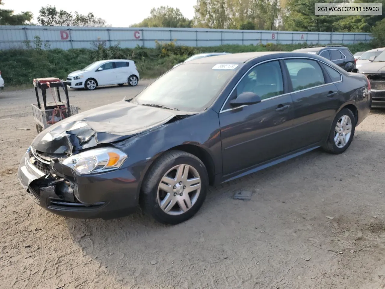 2G1WG5E32D1155903 2013 Chevrolet Impala Lt