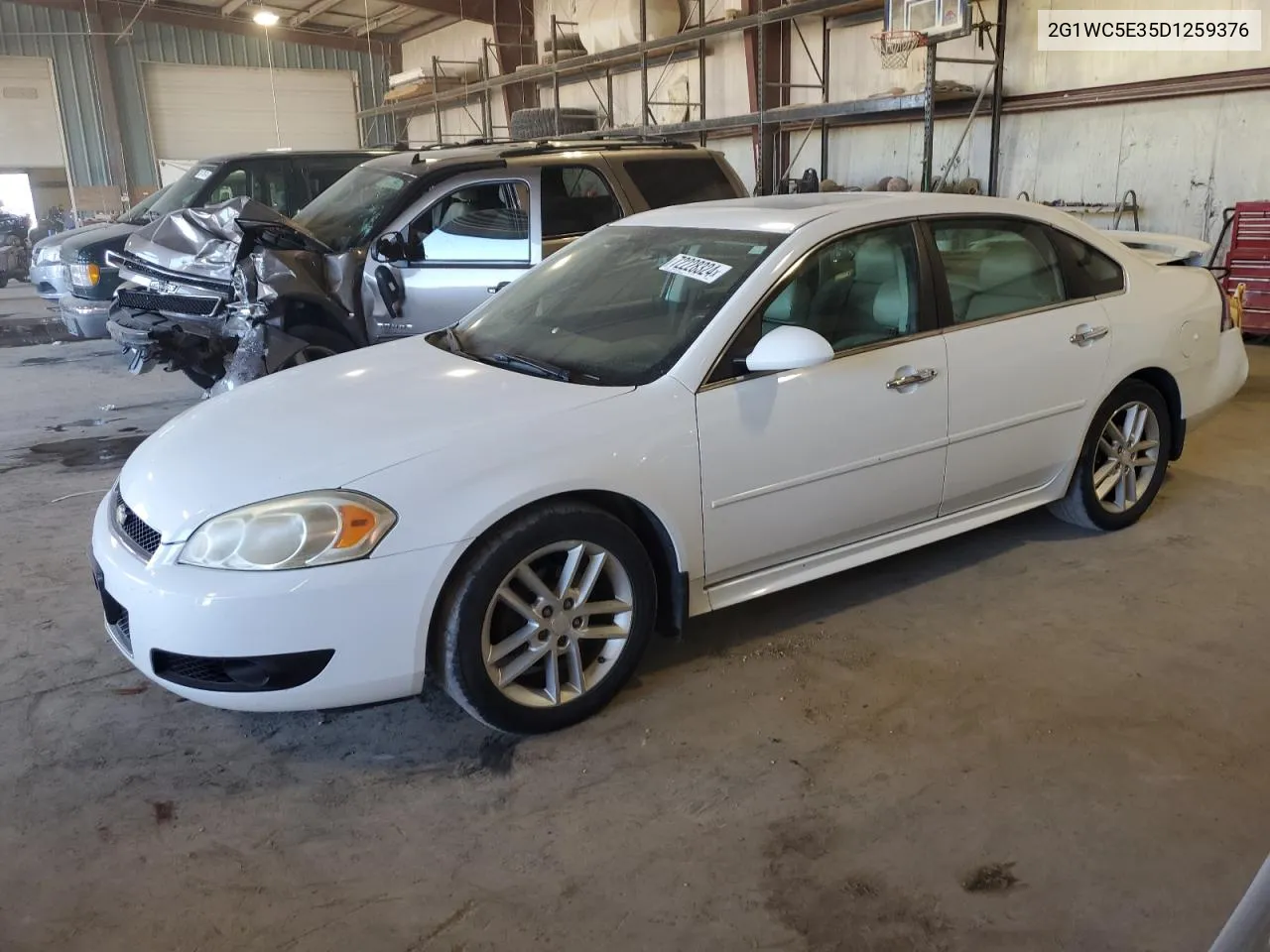 2013 Chevrolet Impala Ltz VIN: 2G1WC5E35D1259376 Lot: 72228324