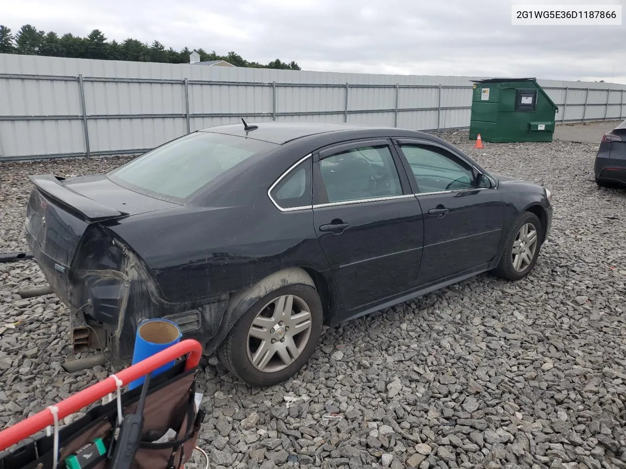 2013 Chevrolet Impala Lt VIN: 2G1WG5E36D1187866 Lot: 72396794