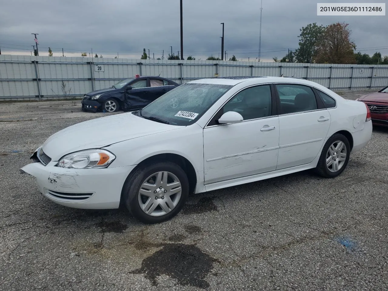 2013 Chevrolet Impala Lt VIN: 2G1WG5E36D1112486 Lot: 72422384