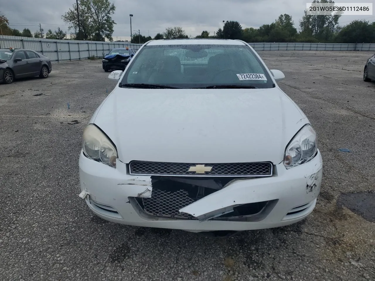 2013 Chevrolet Impala Lt VIN: 2G1WG5E36D1112486 Lot: 72422384