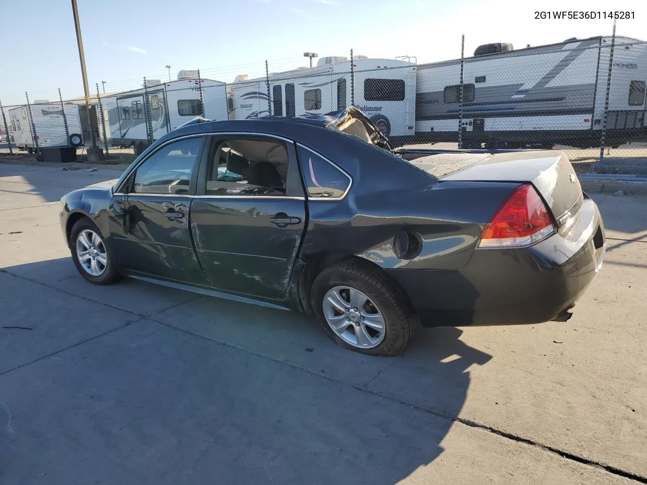 2013 Chevrolet Impala Ls VIN: 2G1WF5E36D1145281 Lot: 72555454