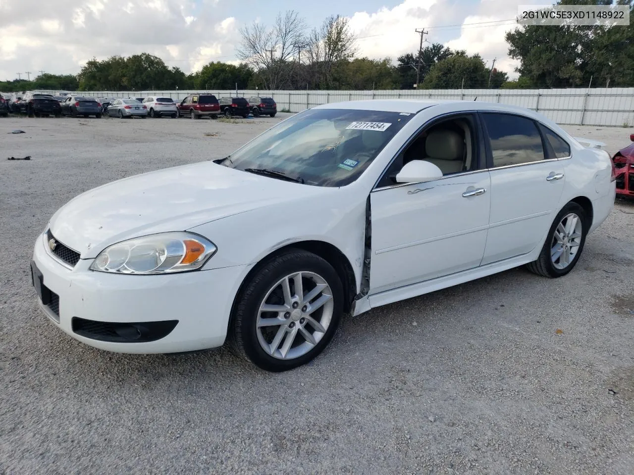 2013 Chevrolet Impala Ltz VIN: 2G1WC5E3XD1148922 Lot: 72717454