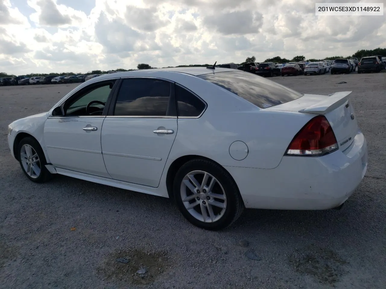 2013 Chevrolet Impala Ltz VIN: 2G1WC5E3XD1148922 Lot: 72717454