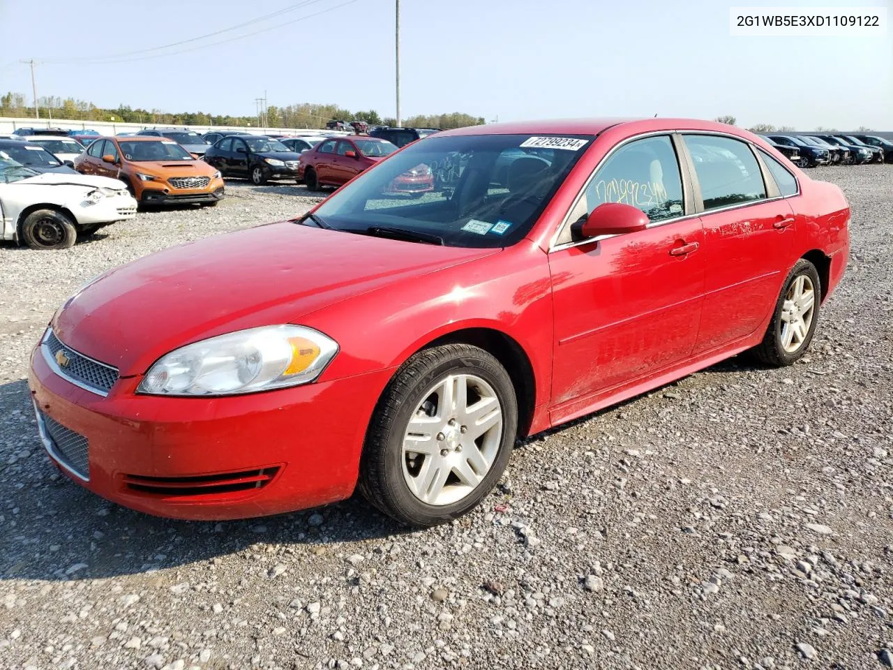 2013 Chevrolet Impala Lt VIN: 2G1WB5E3XD1109122 Lot: 72799234