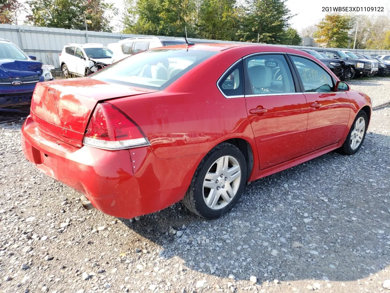 2G1WB5E3XD1109122 2013 Chevrolet Impala Lt