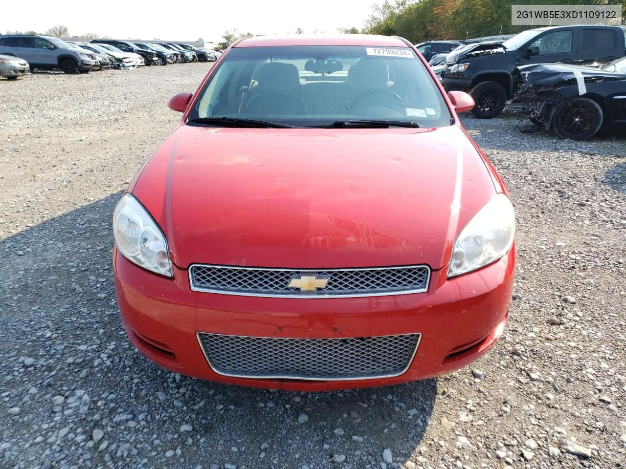 2G1WB5E3XD1109122 2013 Chevrolet Impala Lt