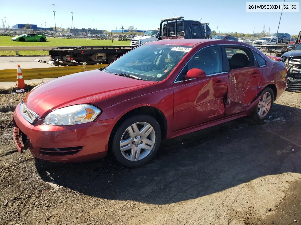 2013 Chevrolet Impala Lt VIN: 2G1WB5E3XD1152150 Lot: 74798734