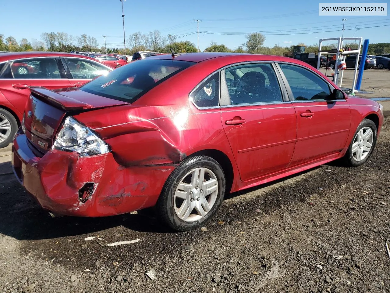 2013 Chevrolet Impala Lt VIN: 2G1WB5E3XD1152150 Lot: 74798734