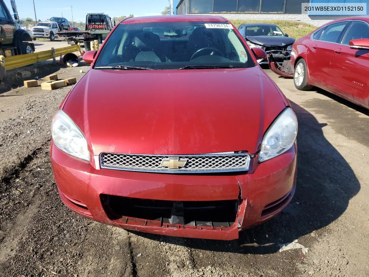 2013 Chevrolet Impala Lt VIN: 2G1WB5E3XD1152150 Lot: 74798734