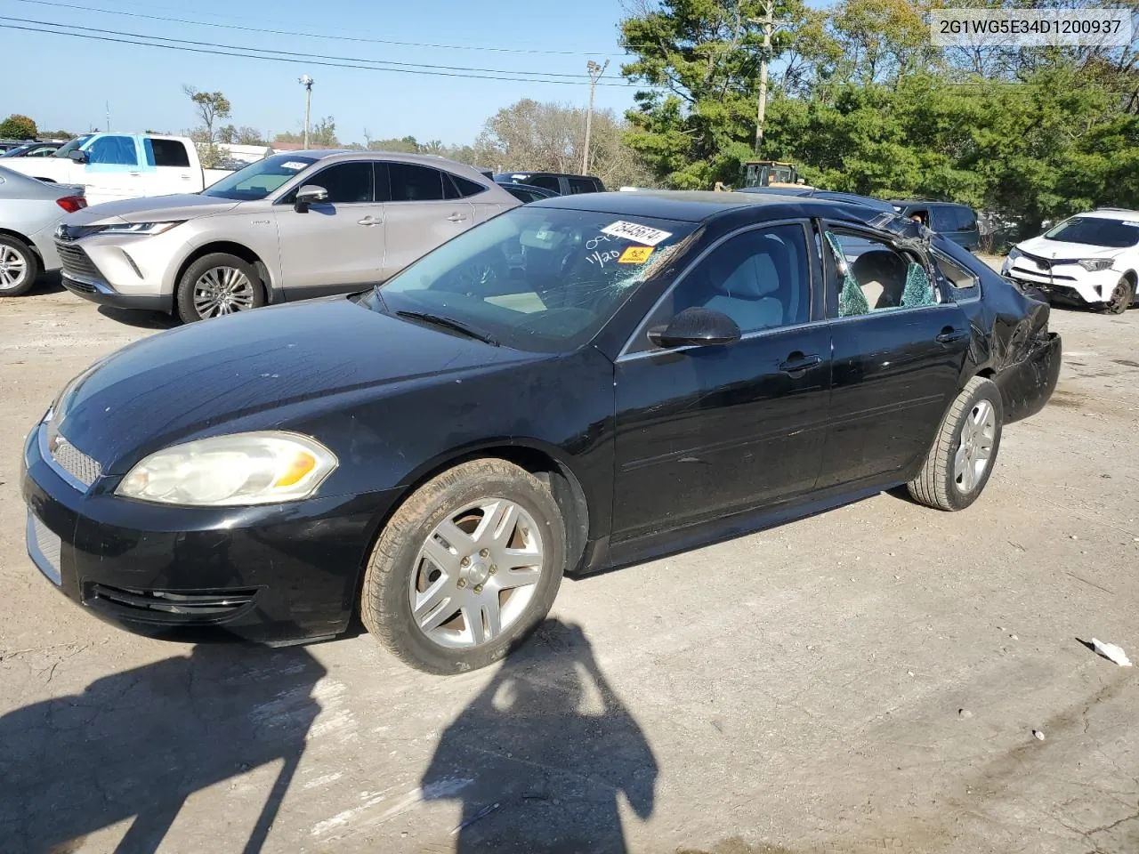 2013 Chevrolet Impala Lt VIN: 2G1WG5E34D1200937 Lot: 75445674