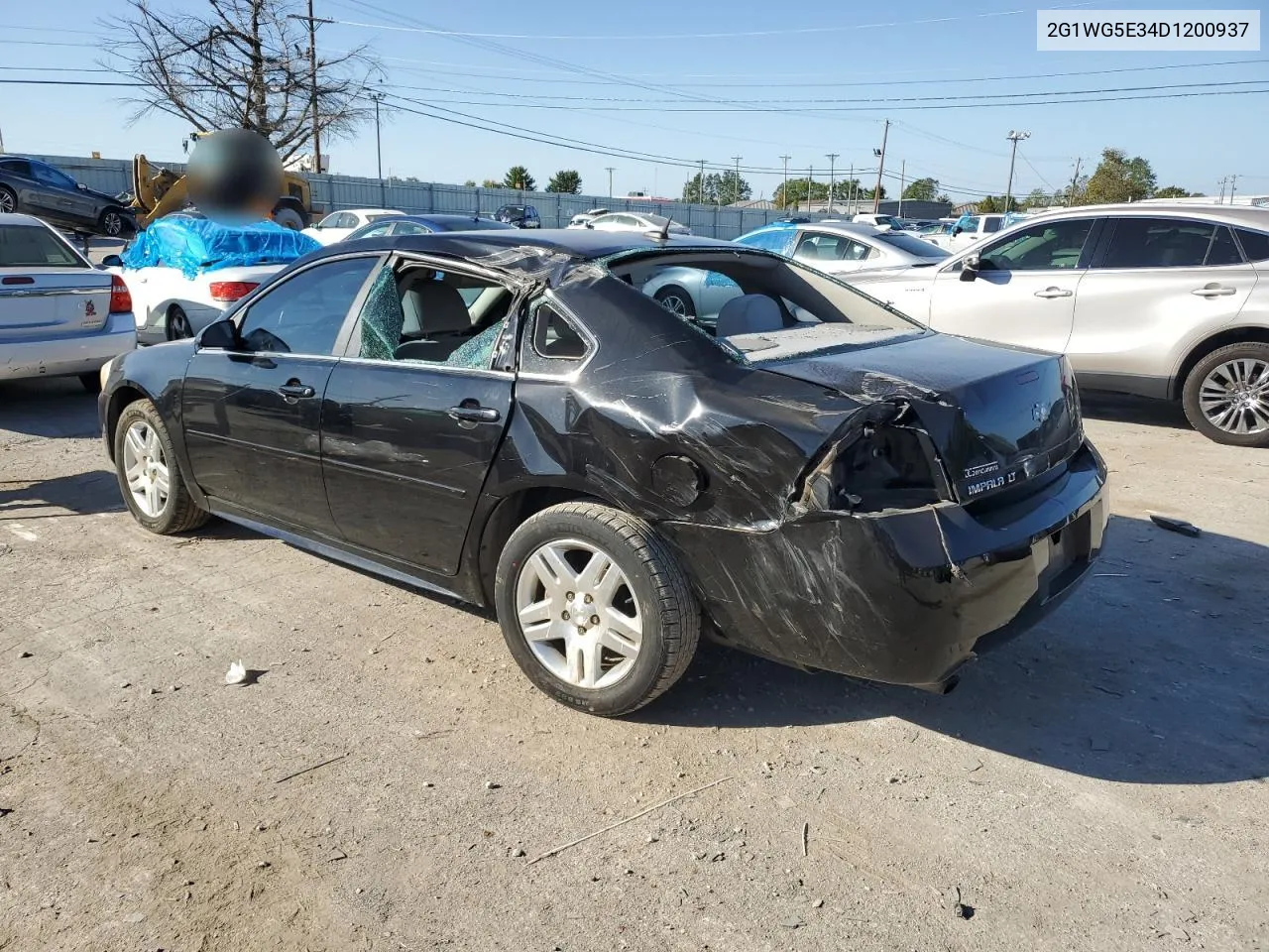 2013 Chevrolet Impala Lt VIN: 2G1WG5E34D1200937 Lot: 75445674