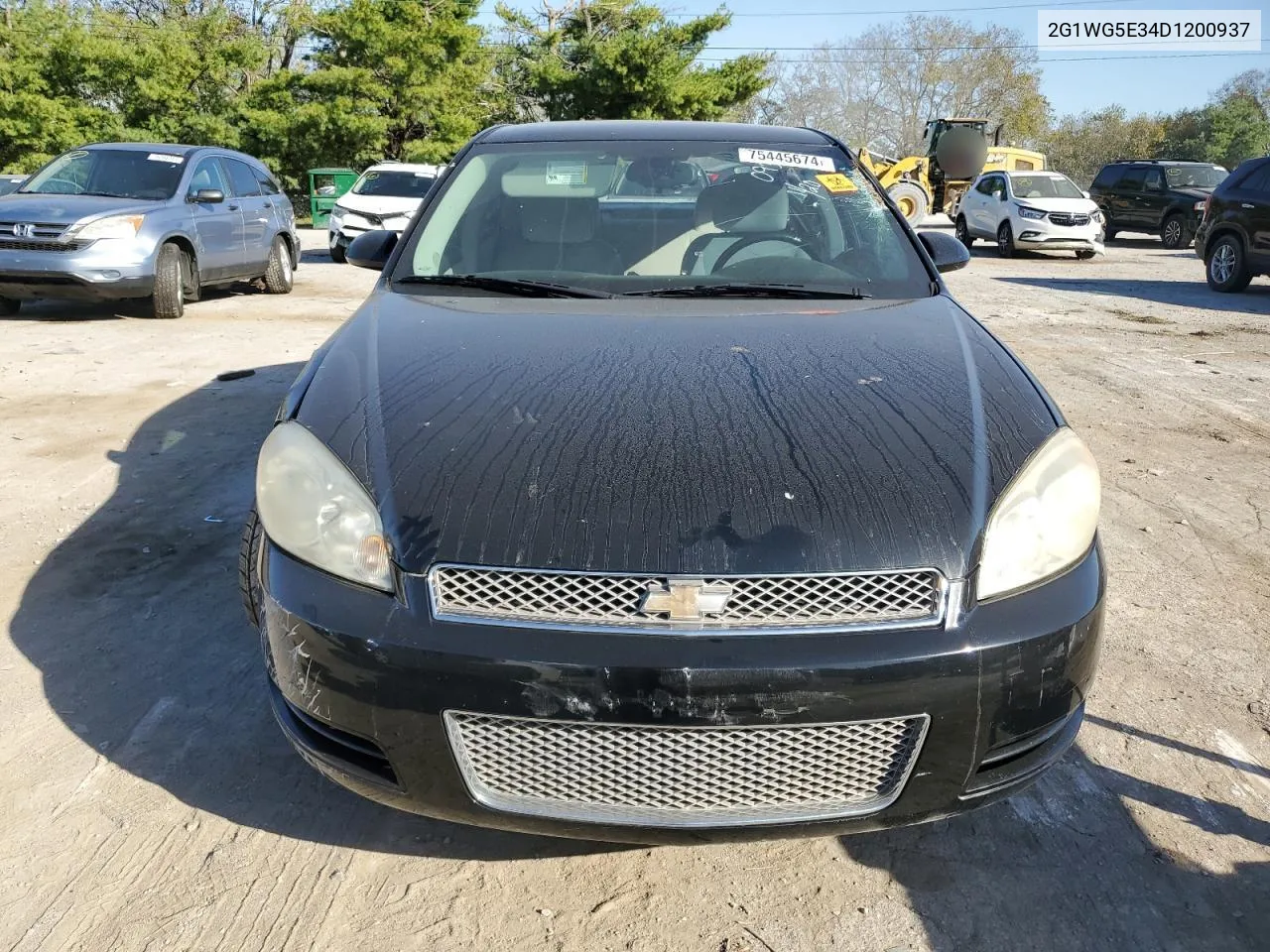 2013 Chevrolet Impala Lt VIN: 2G1WG5E34D1200937 Lot: 75445674