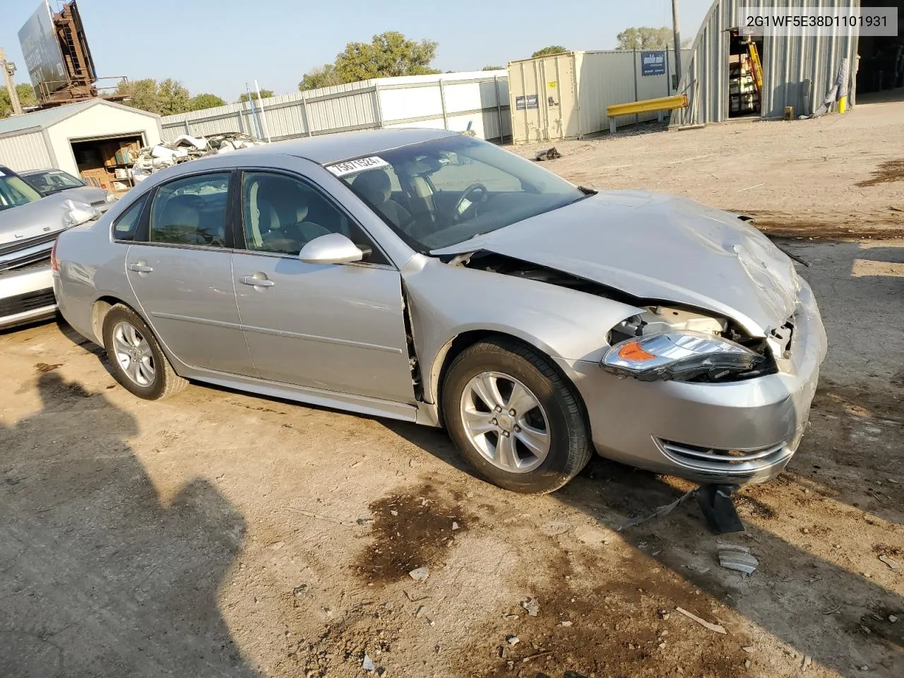 2013 Chevrolet Impala Ls VIN: 2G1WF5E38D1101931 Lot: 75671524