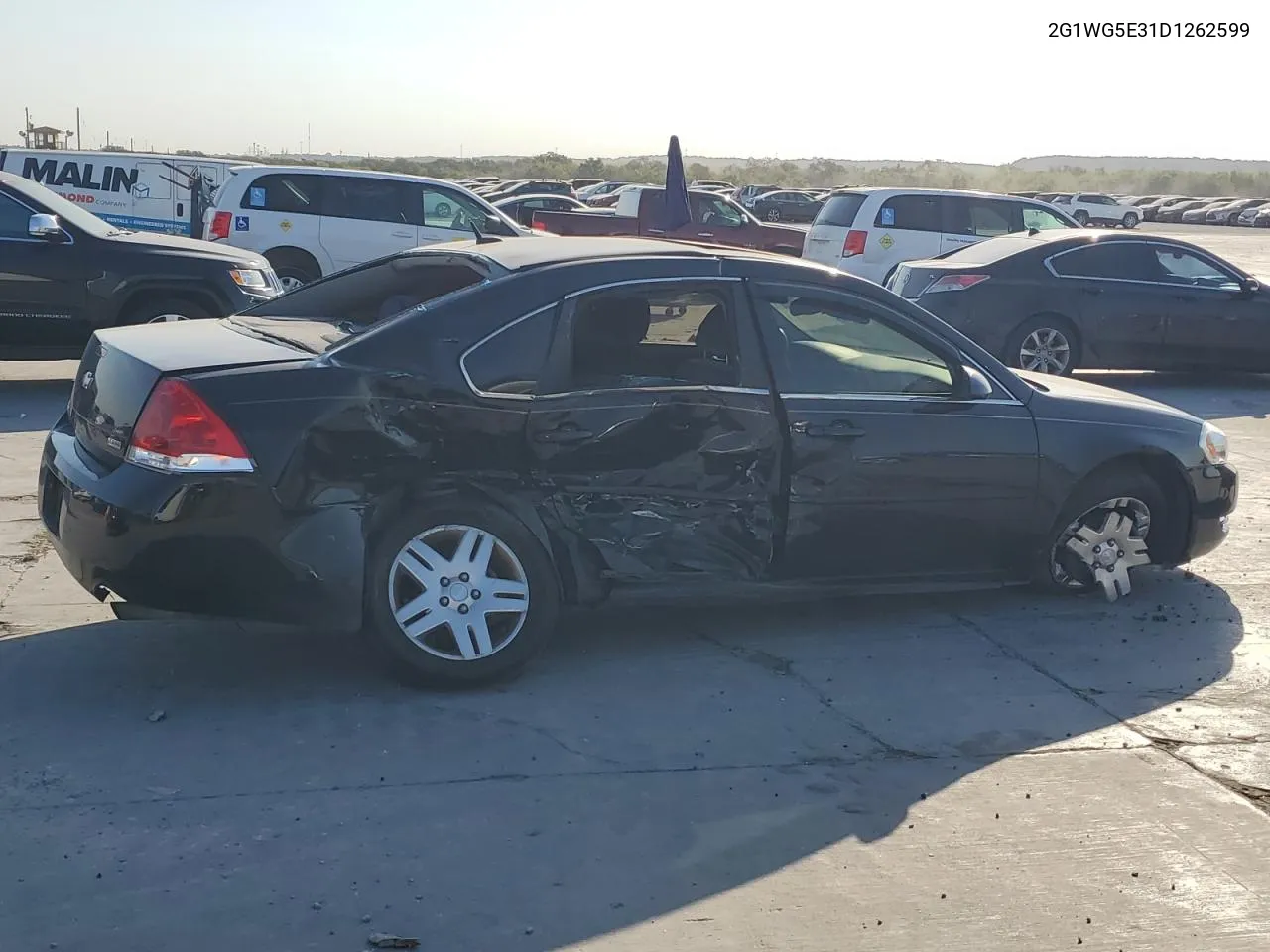 2013 Chevrolet Impala Lt VIN: 2G1WG5E31D1262599 Lot: 75694454