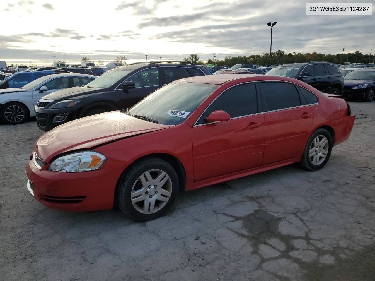 2013 Chevrolet Impala Lt VIN: 2G1WG5E35D1124287 Lot: 75936334