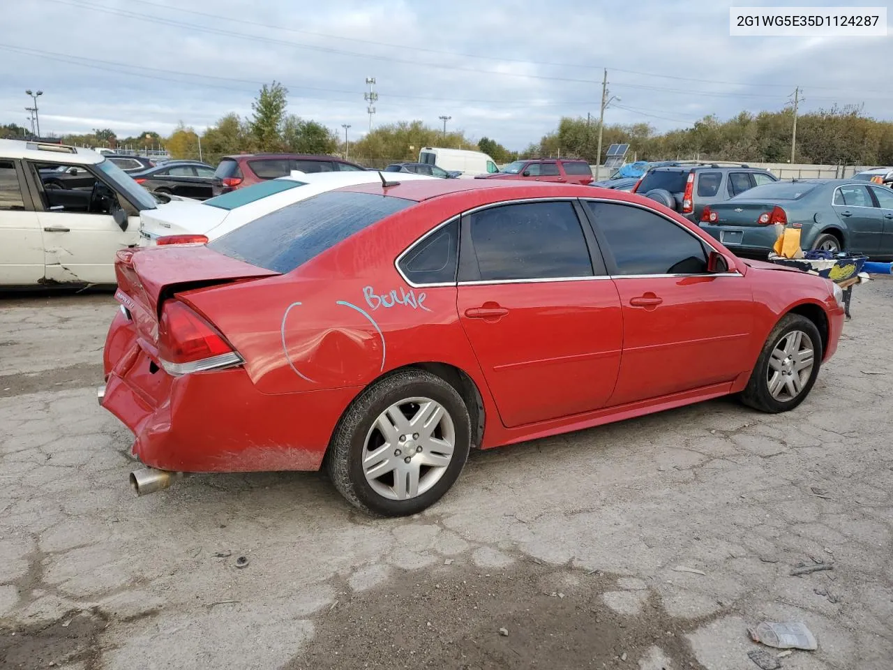 2013 Chevrolet Impala Lt VIN: 2G1WG5E35D1124287 Lot: 75936334