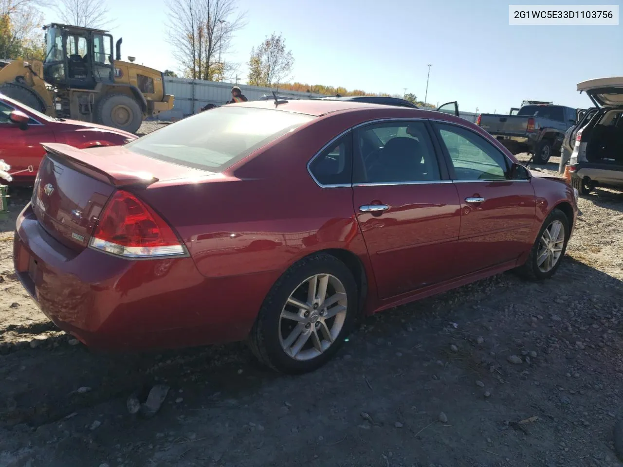 2013 Chevrolet Impala Ltz VIN: 2G1WC5E33D1103756 Lot: 76521644